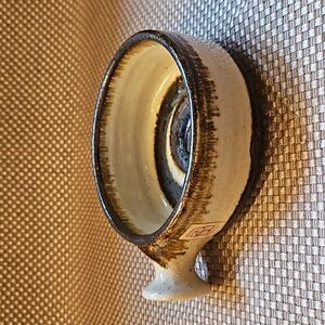 Vintage Evangel Mexican Pottery Soup Bowl Handcrafted.  Still has origional tag.